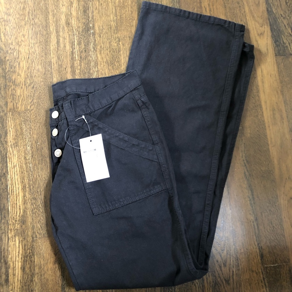 brandy melville black combat pants